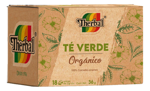 Therbal Te verde organico 18sobres