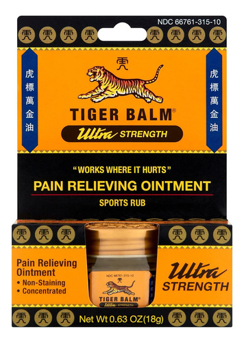 [TIGBALMULTST18g] Tiger balm ultra strength 18g