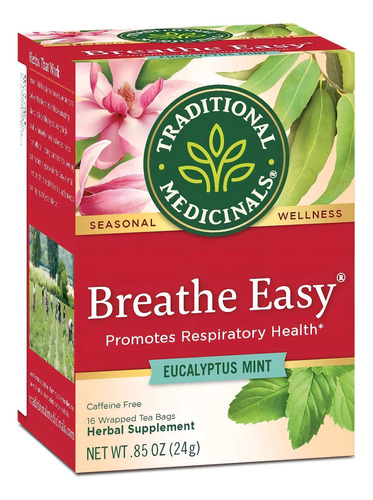 Traditional Medicinals Breathe Easy Eucalyptus Mint 16bags