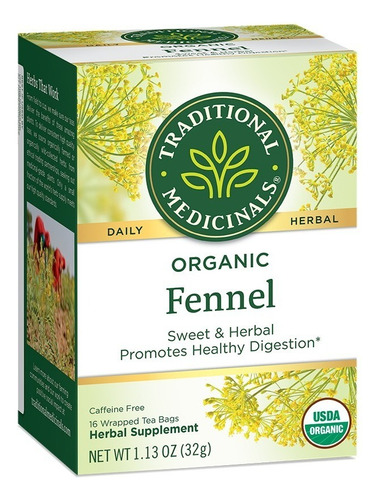 [TRAME-22-FENN-16S] Traditional Medicinals Fennel 16bags