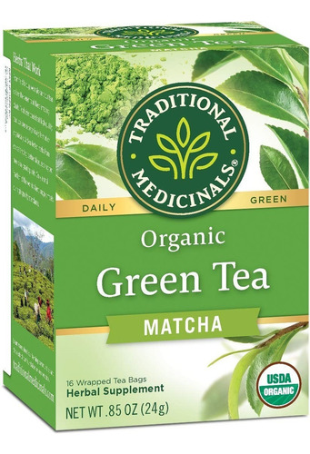 [TRAME-22-OGTM-16] Traditional Medicinals Green tea Matcha 16bags