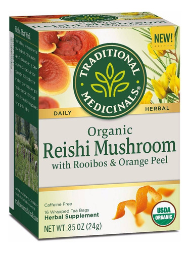 [TRAME-22-RMWR-16S] Traditional Medicinals Reishi Mushroom With Rooibos 16bags
