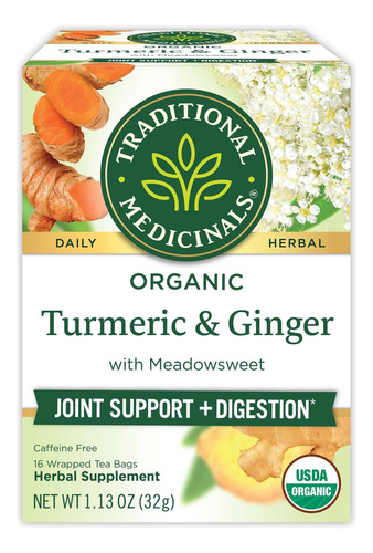 Traditional Medicinals Turmeric & Ginger 16bags