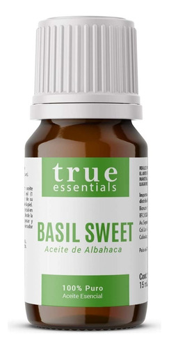 [TRUE-02-AEBS-15] True Essentials Aceite Esencial Basil Sweet 15ml