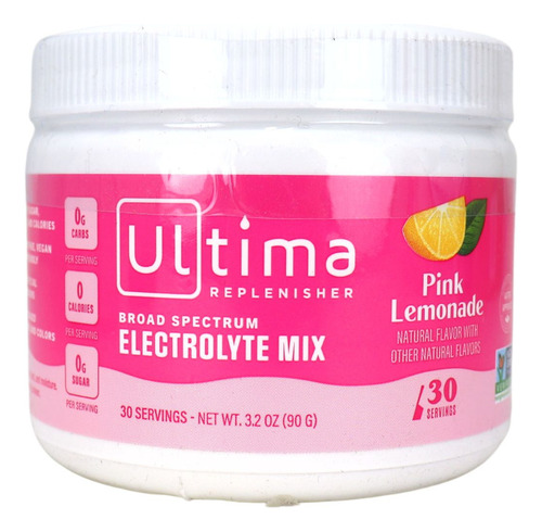 Ultima Replenisher Electrolytes Pink lemonade 90g
