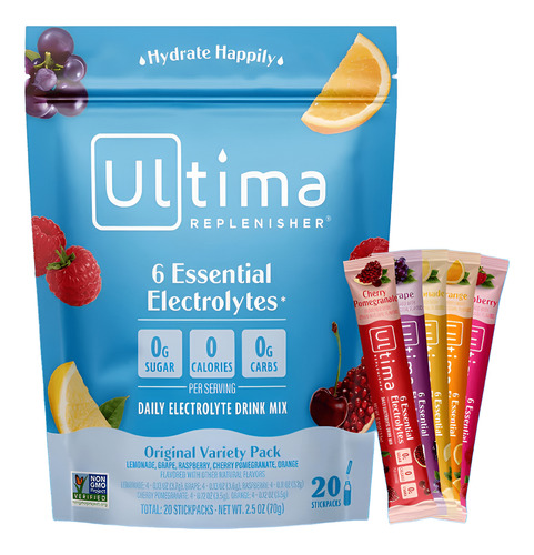 [UREVAR20P68] Ultima Replenisher Electrolytes Variety 20P 68g