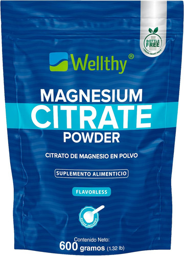 [WELLCITMAG600] Wellthy Citrato de magnesio 600g