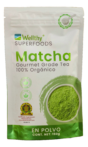 Wellthy Matcha En Polvo 150g