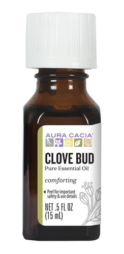 [AURA-01-CLOVE-15] Aura Cacia Aceite Esencial De Clavo Clove Bud 15ml