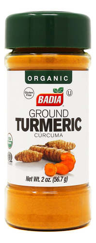 [BADTURM56] Badia Organic Ground Turmeric 56.7g