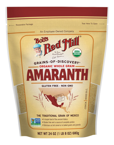 [BRMWHGAM680] Bobs Red Mill Amaranth organic grain 680g