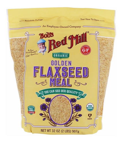 [BRM-12-HLIN-907] Bobs Red Mill Organic golden flaxseed flour 907g