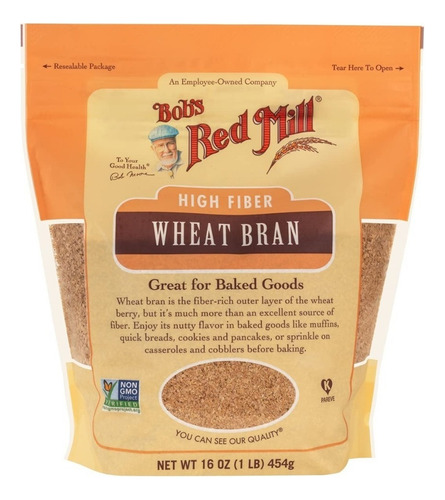 [BRM-12-HFWB-454] Bobs Red Mill Wheat Bran 454g