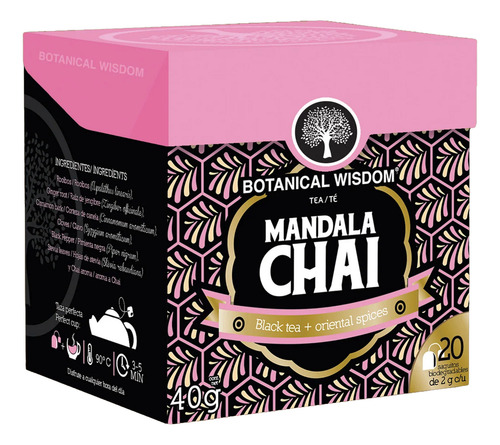 [BW23MML44] Botanical Wisdom Te Mandala Chai 20 Saquitos