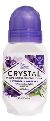 [CRYSTDEODROLAV66] Crystal Deodorant roll on lavender 66ml