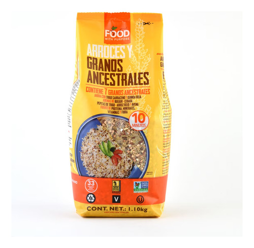 [FWPAGANC1100] Food with Purpose Arroces y granos ancestrales 1.1kg
