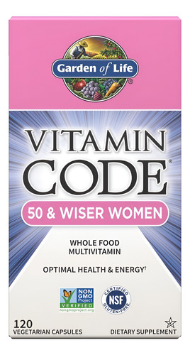 [GOL-21-WOM-120] Garden Of Life Vitamin Code 50 & Wiser Women 120caps