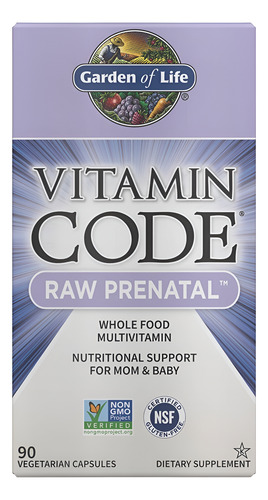 [GOL-21-PRENA-90C] Garden Of Life Vitamin Code Raw Prenatal 90caps