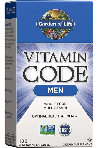 [GOL-21-VC50M-120C] Garden of Life Vitamin code men 120caps