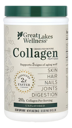 [GL21CLLP284] Great Lakes Collagen Peptides 284g - Neutro