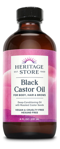 [HERBLCASOI237] Heritage black castor oil 237ml