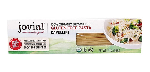 [JOV-16-CAPE-340] Jovial Organic Brown rice Capellini GF 340g