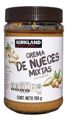 [KRKCNM765] Kirkland Crema De Nueces Mixtas Con Semillas 765g