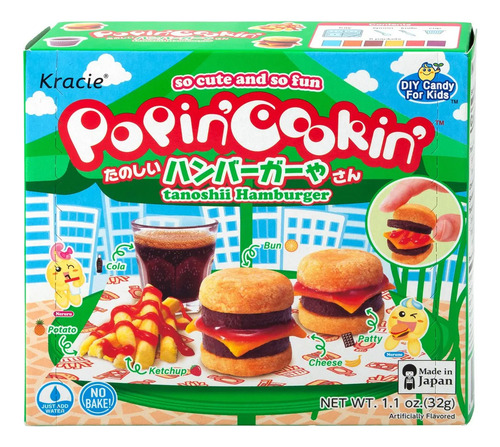 [KRACPCHAMB32] Kracie Popin Cookin hamburger 32g