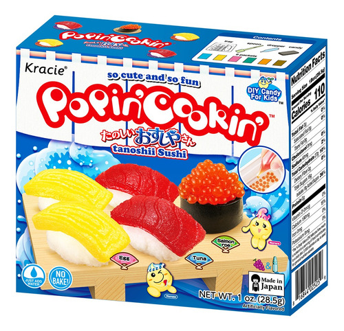 [KRACPCTSUSH28] Kracie Popin Cookin tanoshii Sushi 28.5g