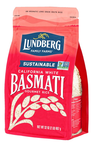 [LUNDBBWR907] Lundberg Basmati white rice 907g