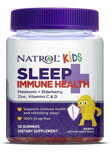 Natrol Kids Sleep Immune Health 50gummies