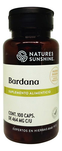 [NSUN21BAR100] Natures Sunshine Mx Bardana 100caps
