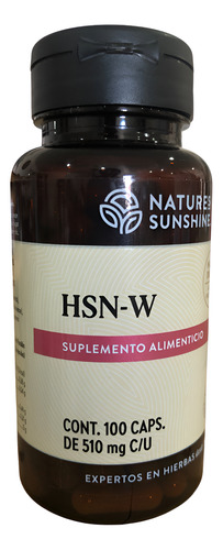 [NSUN21HSNW100] Natures Sunshine Mx HSN-W 100caps
