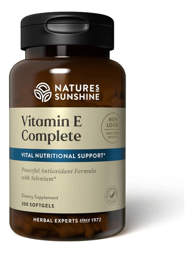 [NSUNVITEC200] Natures Sunshine Vitamin E complete 200caps