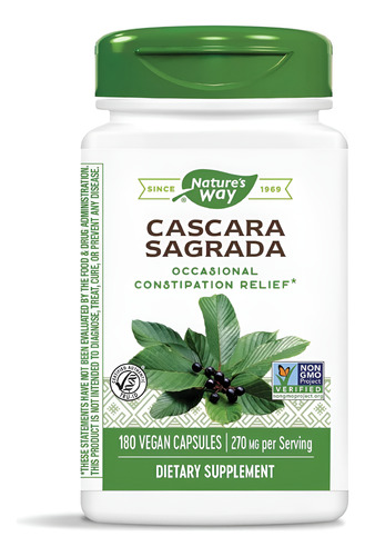 [NWAY21CASSAG18] Natures Way Cascara Sagrada 180caps