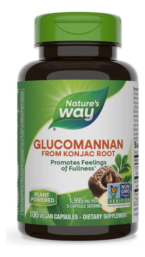 [NWAY21GLFKR100] Natures Way Glucomannan 100caps
