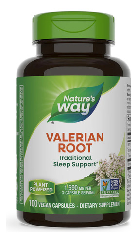 [NWAY-21-RVAL-180] Natures Way Valerian Root 180cap