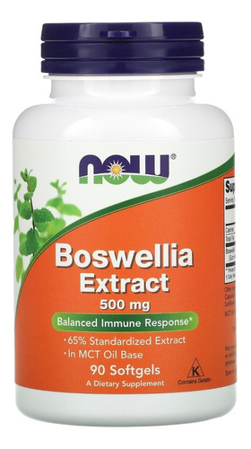 [NOWBOSWEX50090] Now Boswellia Extract 500mg 90softg
