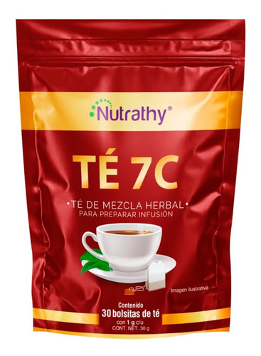 [NUTR-22-7C-30-F] Nutrathy Té 7c 30bolsitas