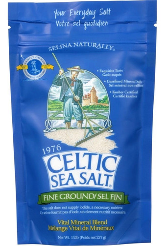 [SELNCSSFG227] Selina Naturally Fine Ground Celtic sea salt 227g