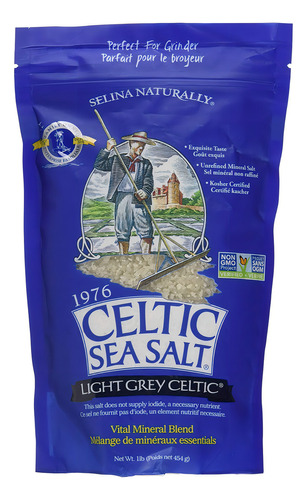 Selina Naturally Light Grey Celtic Sea Salt 454g