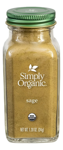 [SIOR-09-SAGE-34] Simply Organic Sage 34g