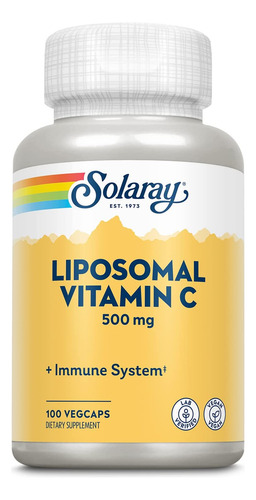 [SAYLSMVC100] Solaray Liposomal Vitamin C 500mg 100caps