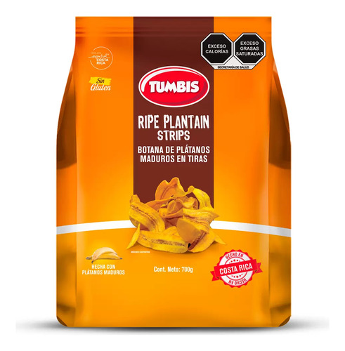 [TUM07PMF700] Tumbis Platano Maduro Frito En Tiras 700g