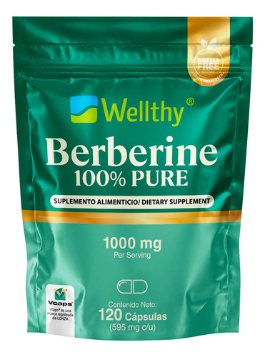 [WELBERB120] Wellthy Berberine 1000mg 120caps