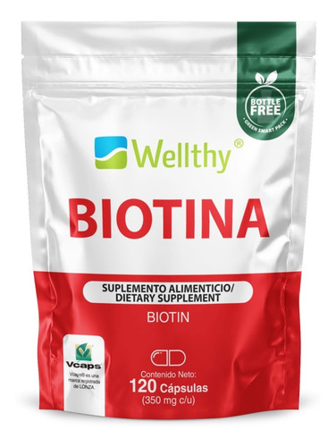 [WEL-21-BIOT-120C] Wellthy Biotina 120caps