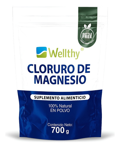 [WEL-21-CMP-700-F] Wellthy Cloruro De Magnesio En Polvo 700g