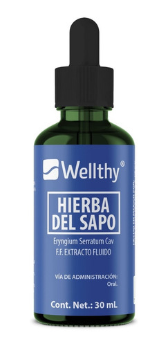 [WEL-23-HSAP-30] Wellthy Extracto Fluido De Hierba De Sapo 30ml
