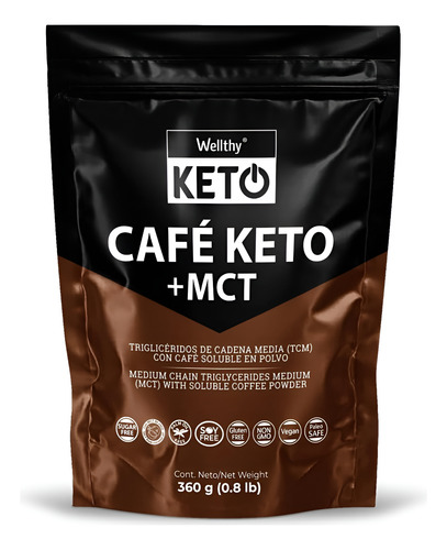 [WEL-05-CSMCT-360-F] Wellthy Keto Mct Coffee 360g