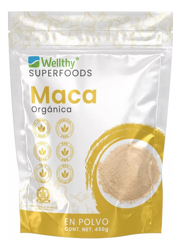 [WEL-20-MCA-450] Wellthy Maca Organica En Polvo 450g